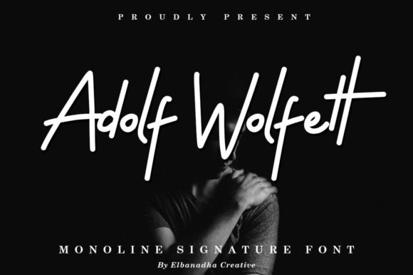 Adolf Wolfett: A Stylish Script Font for Branding Projects