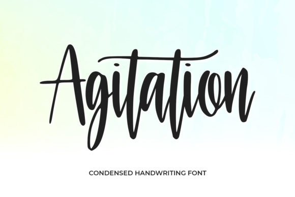 Agitation Font for Web Design and Branding