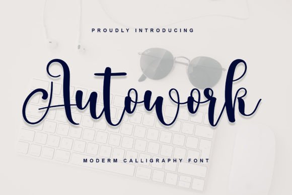 Autowork: A Handwritten Font That Elevates Editorial Design