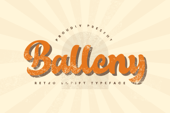 Balleny: A Retro Script Font for Modern Web Design