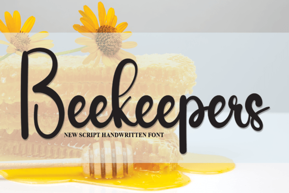 Beekeepers Font for Handmade Creations