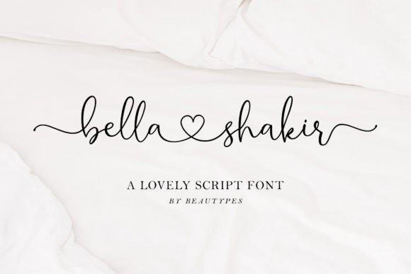 Bella Shakir: A Chic Handwritten Font for Branding Projects