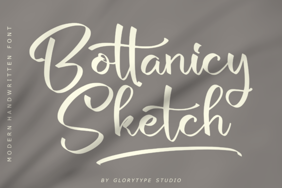 Bottanicy Sketch: A Timeless Handwritten Font for Creative Projects