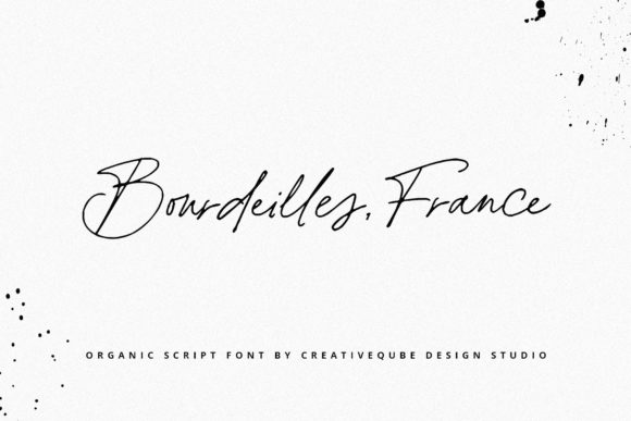 Bourdeilles France Font for Campaign Design