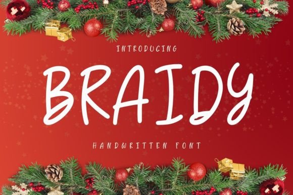 Braidy: A Playful Font for Modern Campaigns