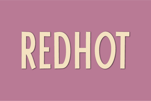 Bring Your Creations to Life with the Redhot Font