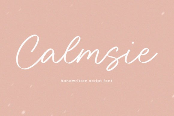 Calmsie Font for Web Design and Branding