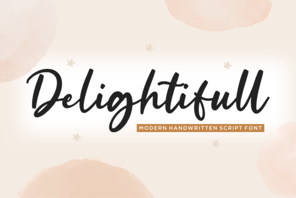 Delightifull: A Handwritten Font for Web Design Projects