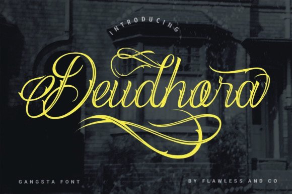 Deudhora Font for Digital Marketing and Branding