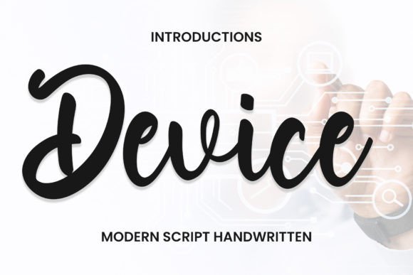 Device Font for Business Branding