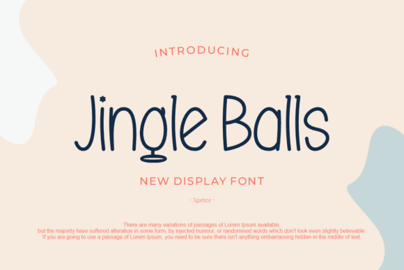 Jingle Balls Font for Web Design