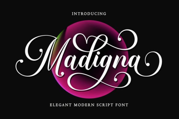 Madigna: A Charming Script Font for Branding Projects