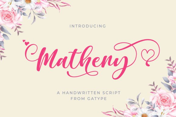 Matheny Font for Campaign Design: A Stylish Choice for Brand Messaging