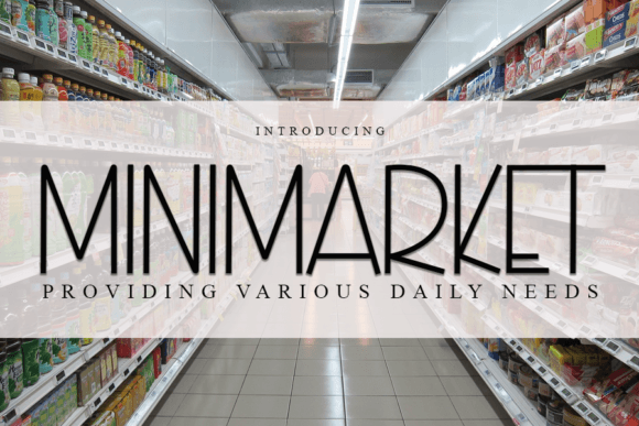 Minimarket: A Modern Handwritten Font for Creative Branding