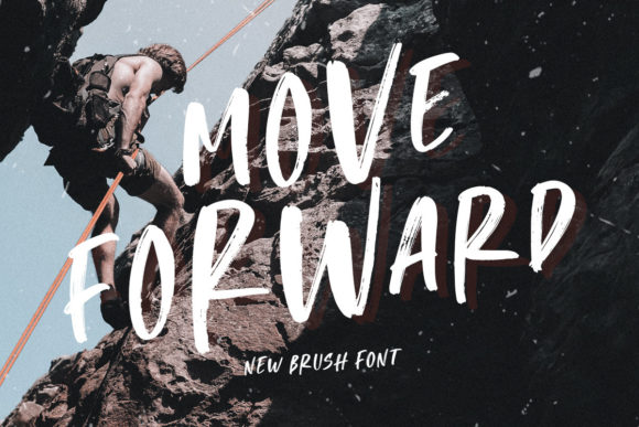 Move Forward: A Modern Script Font for Digital Branding