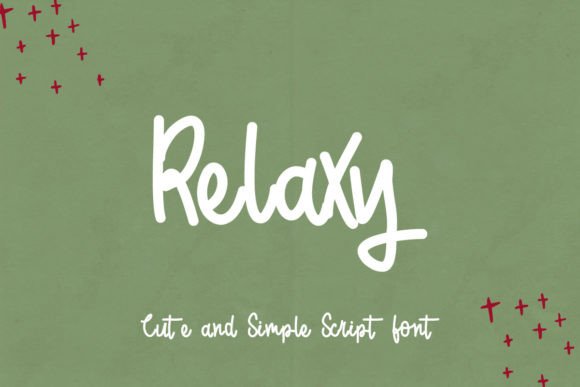 Relaxy Font: A Modern Handwritten Typeface for Digital Branding