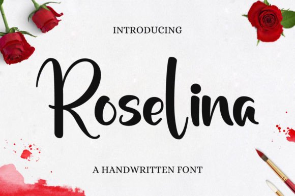 Roselina: A Handwritten Font for Timeless Editorial Design