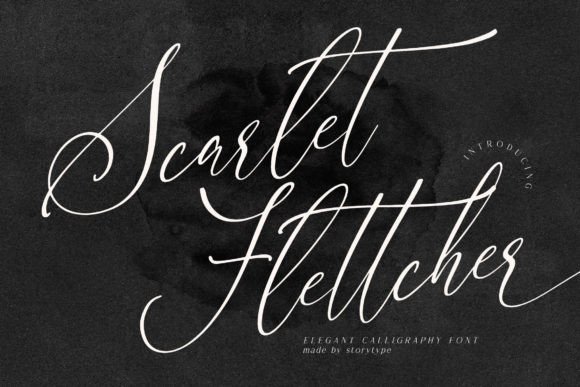 Scarlet Flettcher – A Luxurious Font for Digital Branding