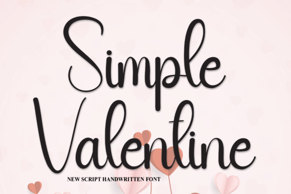 Simple Valentine Font for Business Branding