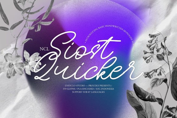 Siost Quicker: A Modern Script Font for Branding Projects