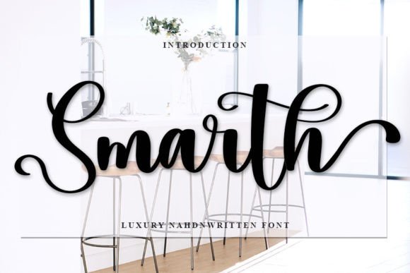 Smarth Script Font for Web Design
