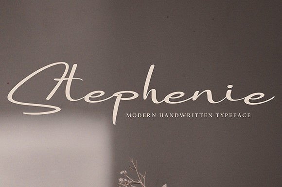 Stephenie: A Handwritten Font with Modern Charm