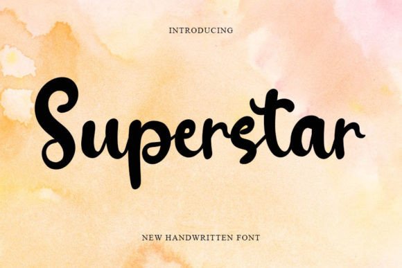 Superstar: A Handwritten Font That Elevates Branding