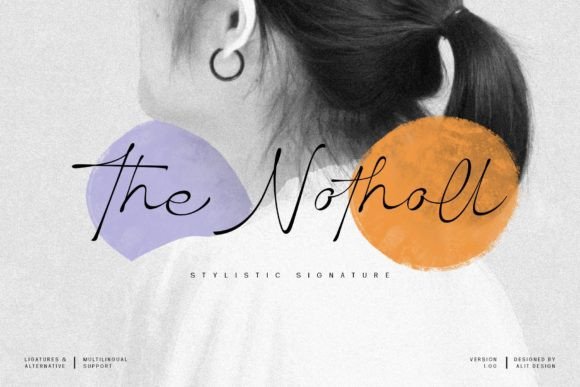 The Notholl: A Script Font for Modern Branding