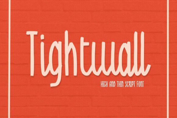 Tightwall Font for Modern Editorial Design
