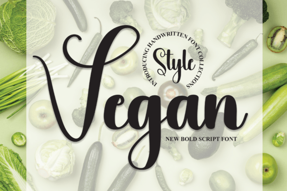 Vegan Font for Editorial Design and Content Layouts