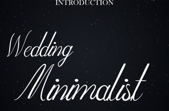 Wedding Minimalist Font for Branding and Design